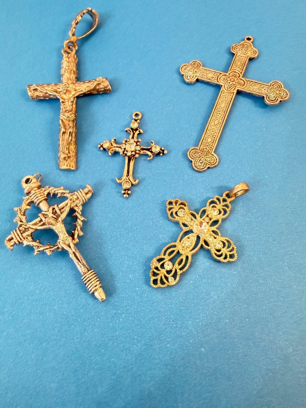 Bundle of 5 Crosses